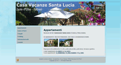 Desktop Screenshot of casavacanzesantalucia.it